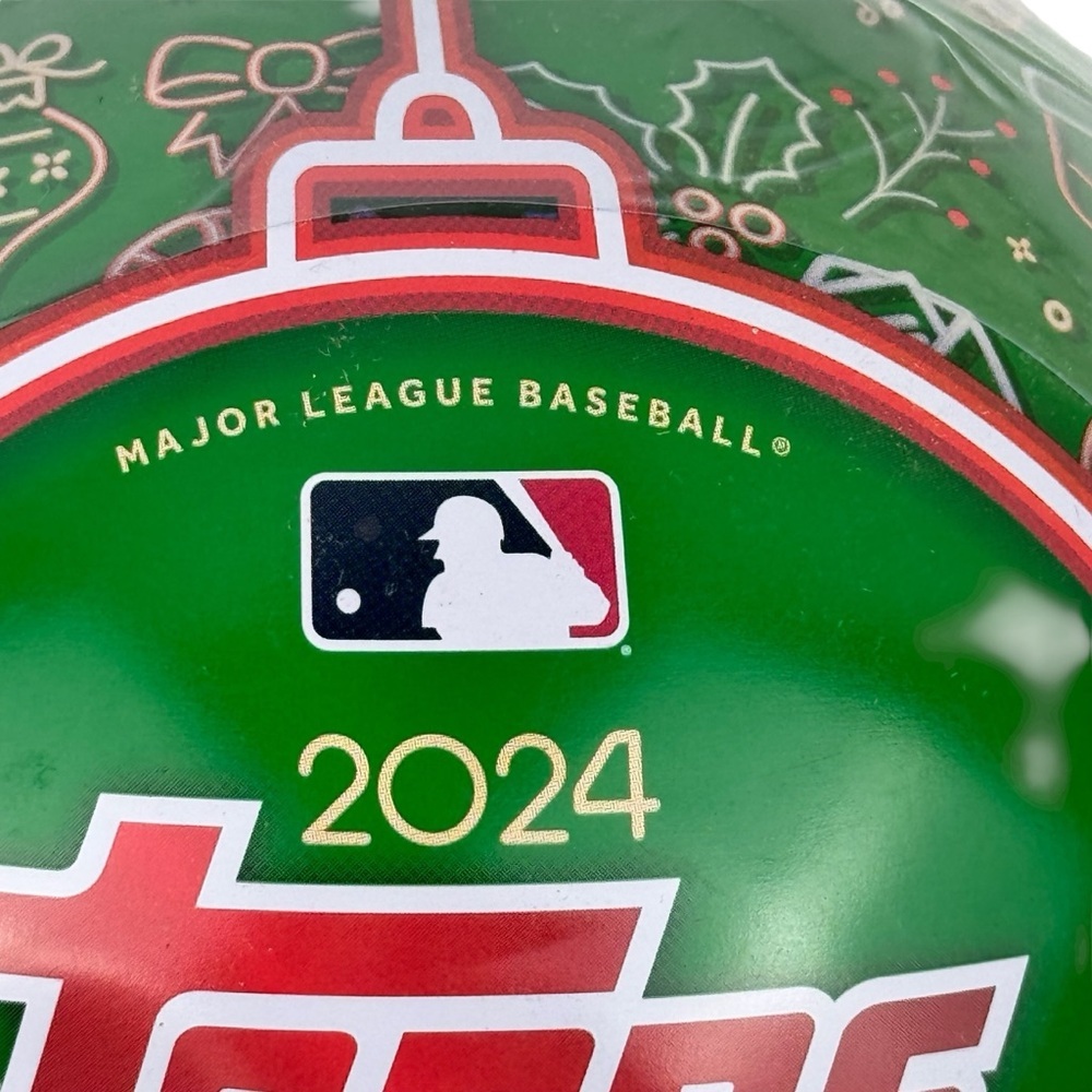 2024 Topps Holiday Tin Ornament MLB Baseball Collector Tin NEW & SEALED 5140 - Picture 7 of 9